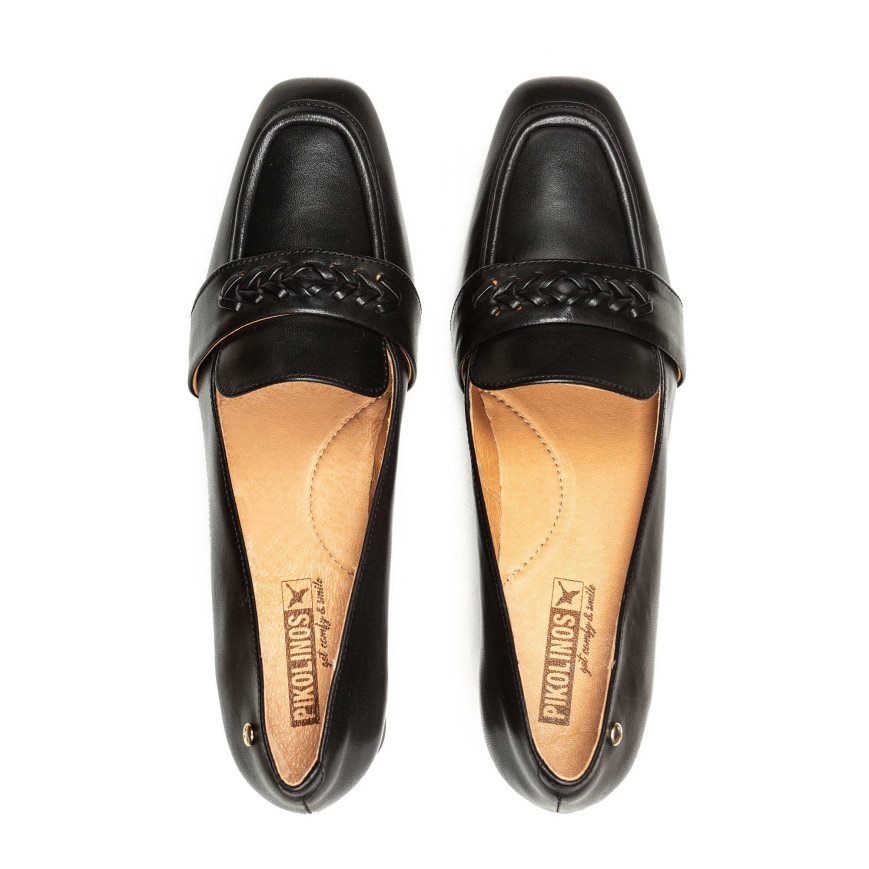 Women's Pikolinos MURCIA Loafers Black | NZ E051327